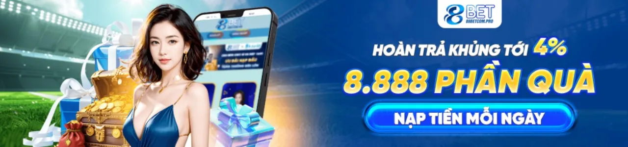 Banner khuyến mãi chào mừng thành viên mới 8kbet456